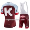 Conjunto Maillot + Culotte Corto con tirantes 2018 Team Katusha Alpecin N001